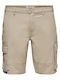 Only & Sons Men's Shorts Cargo Beige