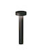 Ideal Lux Tesla Outdoor Floor Lamp Small Post 15W IP44 for G9 Socket Black
