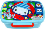 Fisher Price Monkey Plastic Kids' Food Container Blue 571-44265