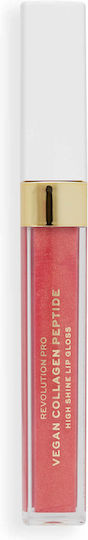 Revolution Beauty Vegan Collagen Peptide High Shine Lip Gloss Bombshell 4ml