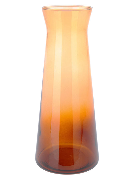 Glass Wine Decanter with Stopper Brown 1145ml