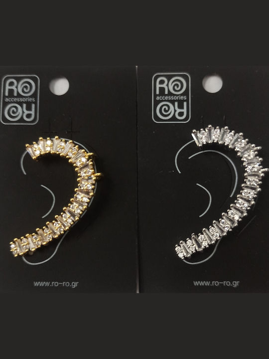 Ro-Ro Accessories Σκουλαρίκια Ear Climbers από Ασήμι