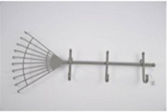 Atmosphera Wall Hanger Metal 6 Hooks White