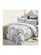Fennel Duvet Cover Set Cotton Satin Single with Pillowcase 160x240 Cotton sateen