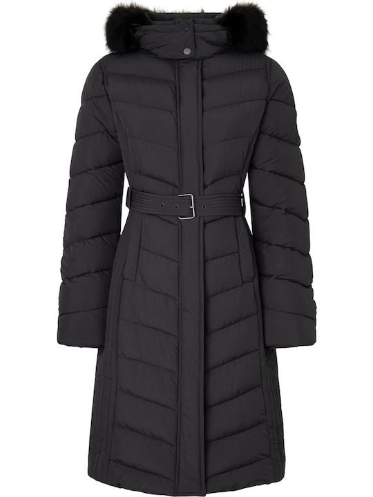 Mera Scurtă Jachetă de femei Puffer Dark Grey