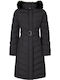 Mera Scurtă Jachetă de femei Puffer Dark Grey