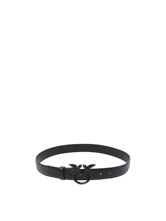 Pinko Love Leather Women's Belt Black