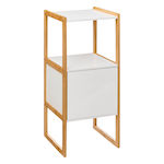 Spitishop Cabinet de baie L33xA33xÎ80cm Natureo-White