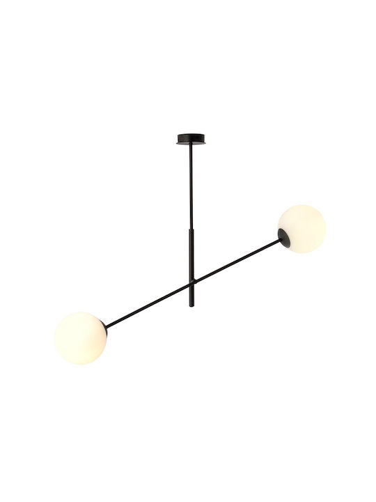 Emibig Pendant Light Two-Light Black