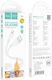 Hoco X97 USB-A to Lightning Cable Λευκό 1m (HC-X97LWH)