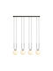 Emibig Pendant Chandelier Rail Black