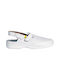 Goldenfit Leather Anatomic Clogs White