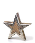 Rustic Wood Christmas Decorative Star