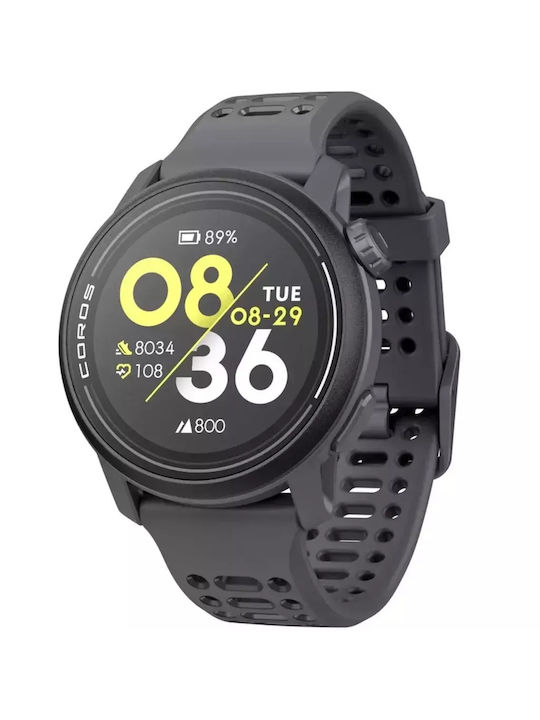 Coros Pace 3 Smartwatch with Heart Rate Monitor (Black)