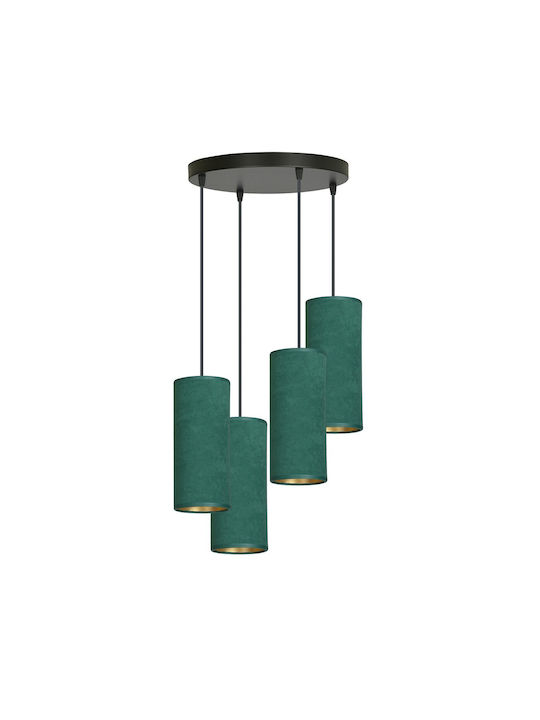 Emibig Pendant Chandelier for 4 Bulbs E27 BL