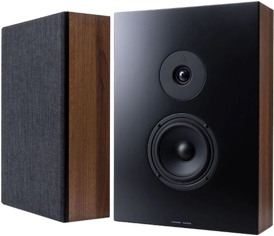 Argon Audio Forus 5 Pereche Boxe Hi-Fi Perete 2 Nr. de șoferi L27.2xA21.2xÎ16.8cm. Nuci