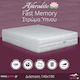 Ypnos Aphrodite Fast Memory Διπλό Ανατομικό Στρώμα Memory Foam Διπλής Όψης 140x190cm με Ανεξάρτητα Ελατήρια