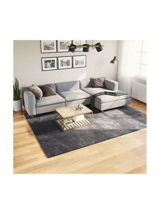 vidaXL Rug Rectangular Charcoal