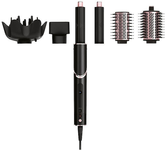 Shark Ceramic Electric Brush with Air & Rotating Head for Straightening and Curls 1400W