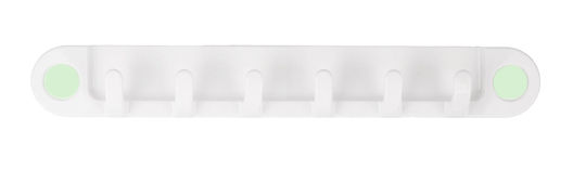 Tpster Plastic 6-Hook Kitchen Hanger with Sticker Green 32651