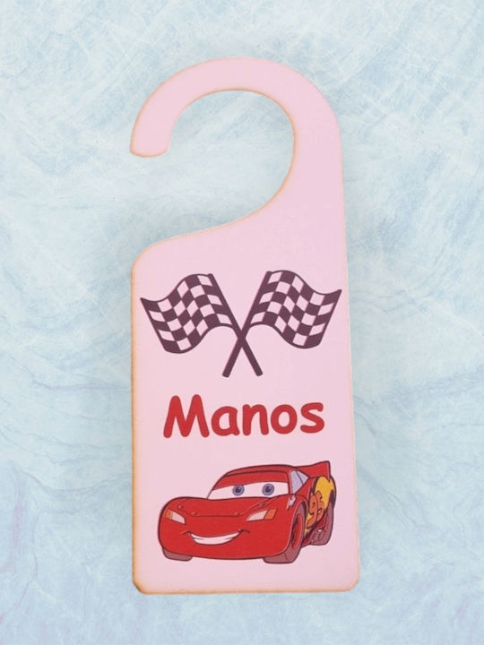 Woodseason Kids Decorative Door Tag made of Wood 6x15cm