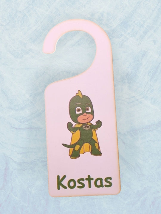 Woodseason Kids Decorative Door Tag made of Wood 6x15cm