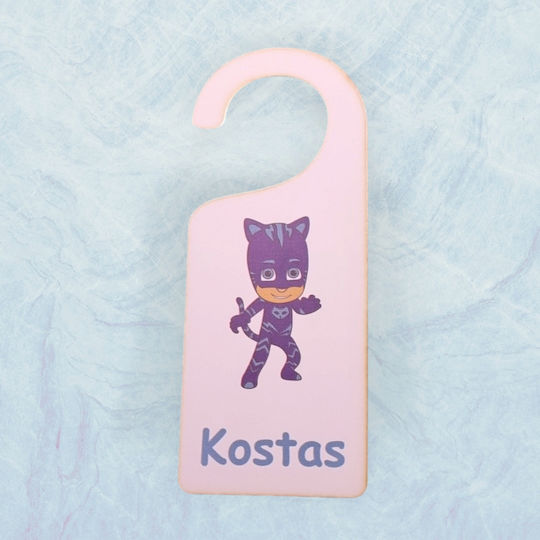 Woodseason Kids Decorative Door Tag made of Wood 6x15cm
