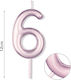 Birthday Candle Number "6"