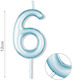 Birthday Candle Number "6"