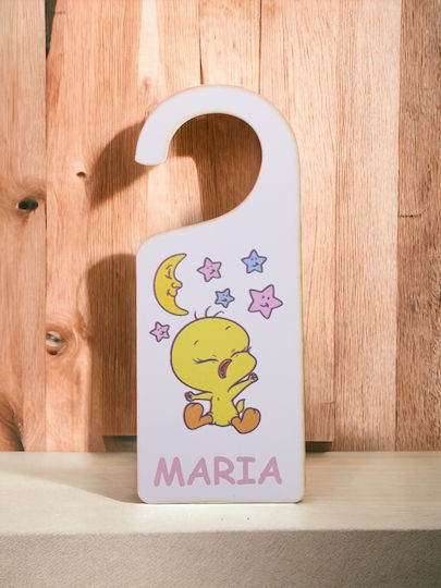 Woodseason Kids Decorative Door Tag made of Wood