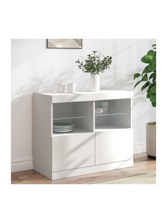 Sideboard Wooden White 81x37x67cm