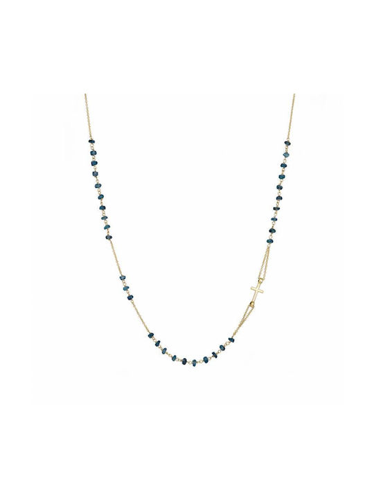 Necklace Rosary from Gold 14K