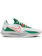 Nike Precision 6 Χαμηλά Μπασκετικά Παπούτσια White / Safety Orange / Malachite / Sundial