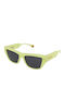 Polaroid Women's Sunglasses with Yellow Plastic Frame and Gray Polarized Lens PLD6210/S/X 40G/M9