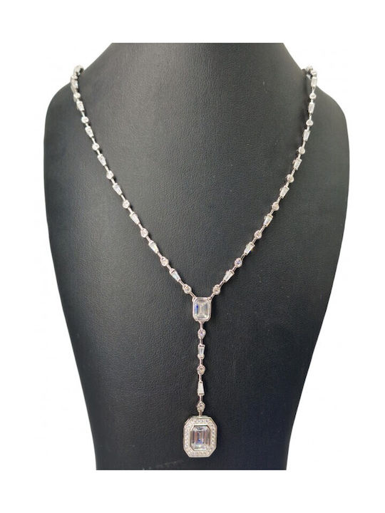 Necklace from Silver with Zircon