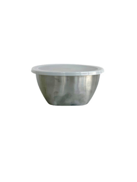 Venus Δοχείο Φαγητού Inox Ασημί 16x16cm