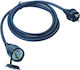 Aca Waterproof Extension Cable Cord 3 x 1.5mm²/3m Black