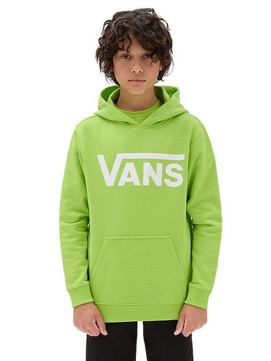 Vans Kids Sweatshirt with Hood Green Boys Classic