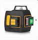 Liniar Nivelă Laser Fascicul Verde 3.7V cu Domeniu de Lucru 40m