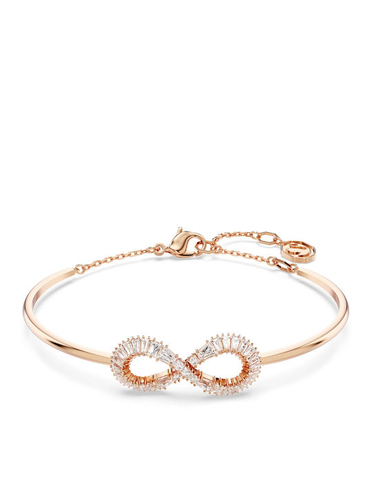 Swarovski Bracelet Handcuffs Hyperbola Gold Plated