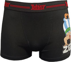 Retro Asterix Мъжки боксерки 1Опаковка Black