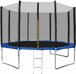 ForAll Balance Trampolin Draußen Durchmesser 244cm mit Netz & Leiter