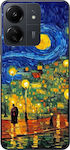 Xiaomi Redmi 13C / Poco C65 - Σχέδιο Street Van Gogh (Μαύρη Σιλικόνη)