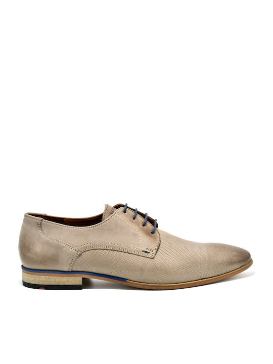 Men's Leather Casual Shoes Gray