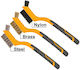 Ingco HKTWB10306 Set Hand Tools Mini Wire Brushes with Plastic Handle 3 Pieces