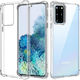 Techsuit Shockproof Clear Back Cover Silicone Transparent (Galaxy S20+)