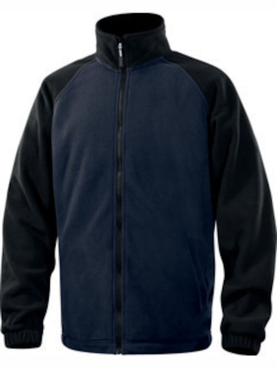 Delta Plus Men's Fleece Cardigan BLUE