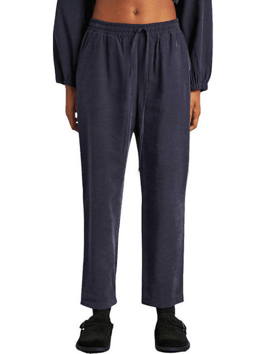 Damen Stoff Hose Black