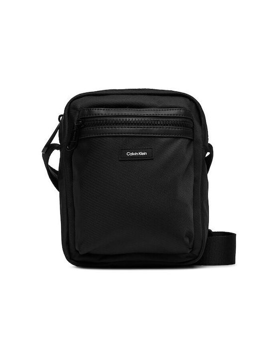 Calvin Klein Essential Ανδρική Τσάντα Ώμου / Χιαστί Μαύρη