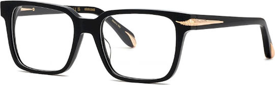 Women's Acetate Prescription Eyeglass Frame Black VRC019S 0700